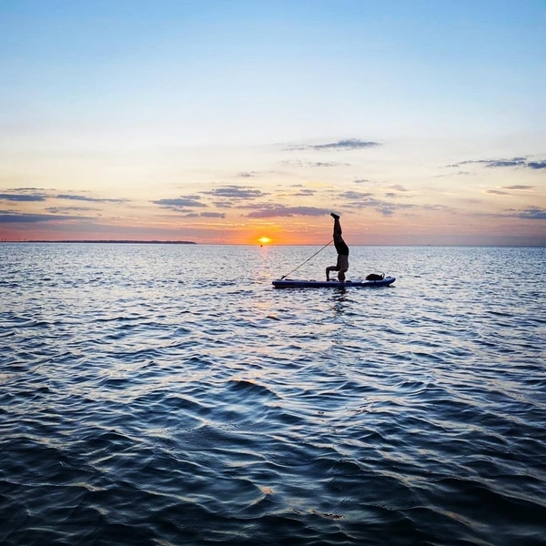 SUP-and-sunset